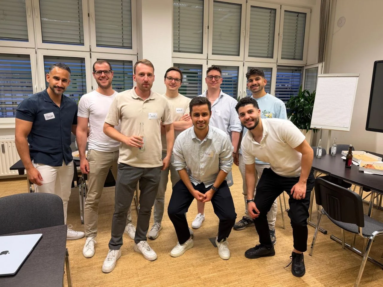 Teilnehmende beim Clay Club Düsseldorf